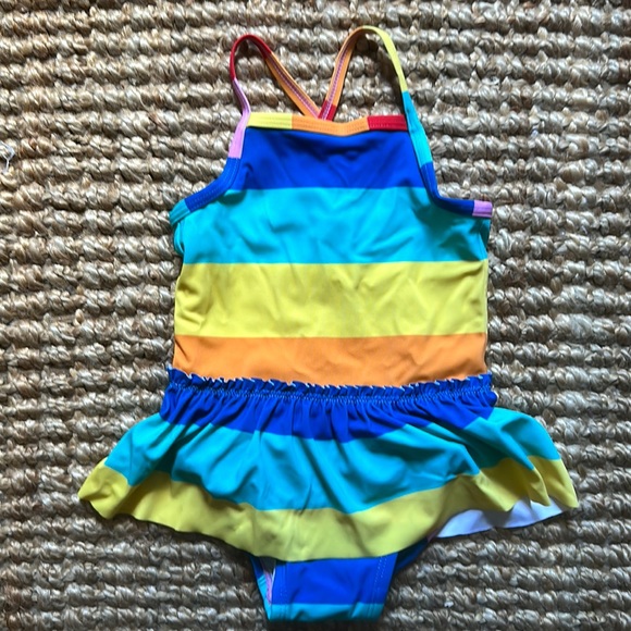 Hanna Andersson recycled skirted one piece bathing suit - Picture 2 of 4
